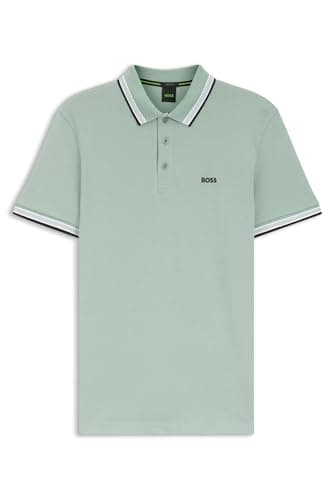 Image of BOSS Men's Polo Shirt, Open Green 360, L