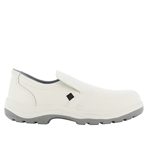 Image of SAFETY JOGGER Steel Toe Cap Safety Clog - X0500 – S2 Safety Shoe for Men or Women, Anti-Slip Slip-on Work Shoe, Ideal for Kitchen, Hospital, OR, and Food Industry, White 8 UK 42 EU