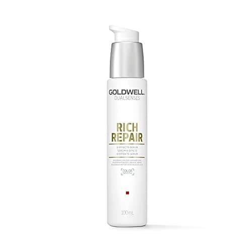 Image of Goldwell Dualsenses Rich Repair 6 Effects Serum, For Dry to Damaged Hair, Anti-Breakage and Shine, 100ml