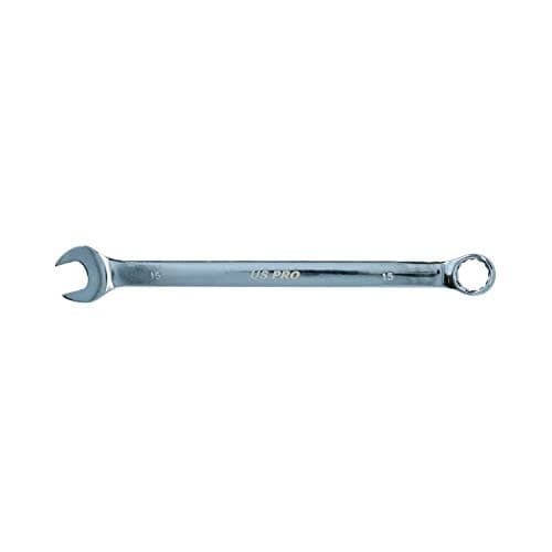 Image of AB Tools-US Pro 15mm Extra Long Metric Combination Spanner Wrench 230mm Chrome Vanadium Steel