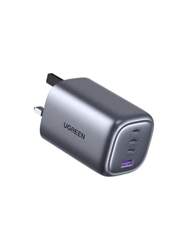 Image of UGREEN USB C Charger 100W Fast Charger Plug Nexode 4-Port GaN Laptop Charger Compatible with MacBook Pro M3/Air, ThinkPad, Pixelbook, iPad Pro, iPhone 17 Pro/Air/17/16/15, Galaxy S24, etc
