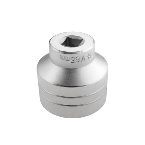 Image of ECSiNG 1Pc 3/4 inch 12Pt Square Drive Standard Metric Single Hub Nut Socket Compatible with Ford Transit Sliver (Diameter 65mm)