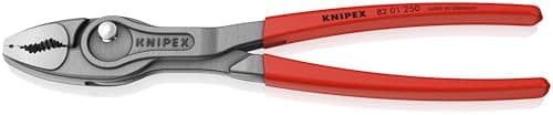 Image of KNIPEX TwinGrip Front and Side GRIPPING Pliers with Non-Slip Plastic Coating 250 mm, 82 01 250 SB