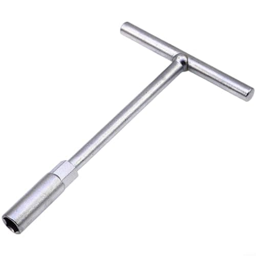 Image of ZiStarlilife T-Handle Socket Wrench Set, Short Metric Hexagon 8mm 10mm 12mm 13mm Iron Construction, Ergonomic Grip for Mechanical Repair in Tight Spaces(Short Size 10)