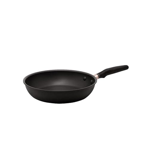 Image of Meyer Accent Series Non Stick Frying Pan 26cm - Deep Induction Frying Pan with Ergonomic Silicone Handles, Oven & Dishwasher Safe Durable Cookware, Matte Black