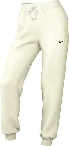 Image of Nike Women's Phnx Fleece Mr Std Sweatpants, Sail/Black, XXL