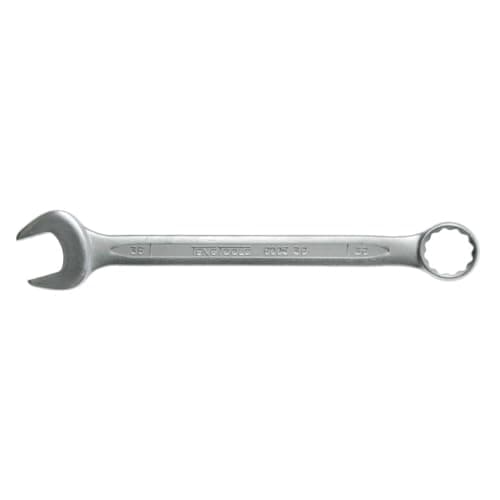 Image of Teng Tools 600536 Combination Spanner 36mm – 15° Offset, Chrome Vanadium Steel, Satin Finish, 410mm Length – Heavy‑Duty Metric Hand Tool for Mechanics, Technicians & DIY