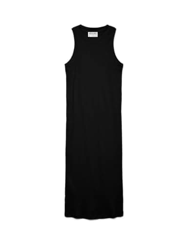 Image of Vero Moda Women's Vmlavender Sl Calf Dress VMA Noos, Black, S