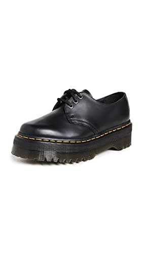Image of Dr. Martens Unisex 3 Eye Shoe Oxford, Black Polished Smooth, 4 UK