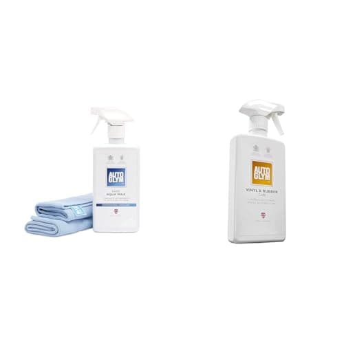 Image of Autoglym Rapid Aqua Wax, 500ml - Complete Car Wax Kit Made to Protect All Exterior Surfaces & Vinyl And Rubber Care, 500ml - Fresh Lemon Scented Interior Car Cleaner Spray Designed