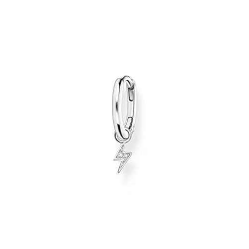 Image of THOMAS SABO Single hoop earring with flash pendant silver 925 Sterling Silver
