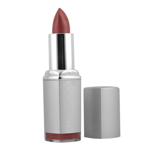 Image of Palladio Herbal Lipstick, Rich Pigmented and Creamy, Infused with Aloe Vera, Chamomile & Ginseng, Prevents Lips from Drying, Combats Fine Lines, Long Lasting Lipstick, Rosey