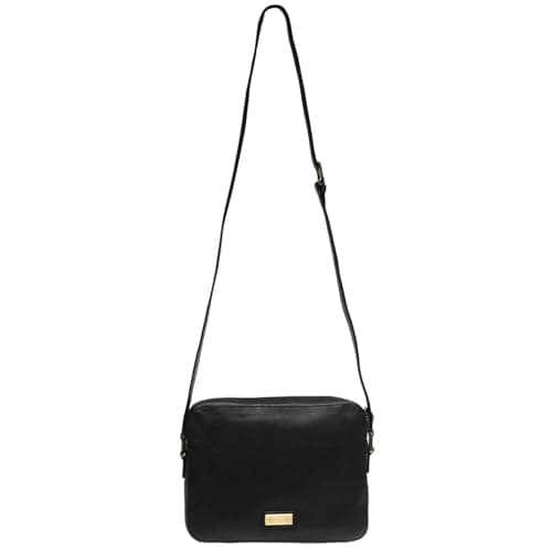 Image of Biba Womens Leather Rachel Cross Body Bag Black