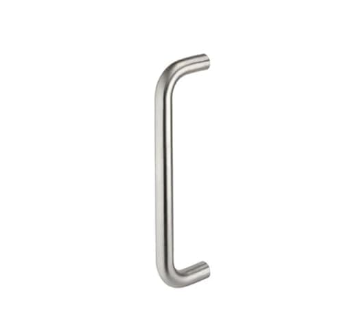 Image of EUROART Satin Stainless Steel Finish D Door Pull Handle|Dimensions 19mm x 300mm Both Style and functionality, Making it Suitable for Residential, Commercial, or Industrial Spaces.
