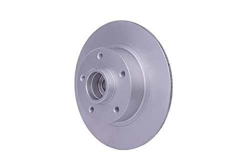 Image of HELLA 8DD 355 129-871 Brake Disc - 55952PRO - Coated - 260mm - 8mm - Solid - for e.g. RENAULT