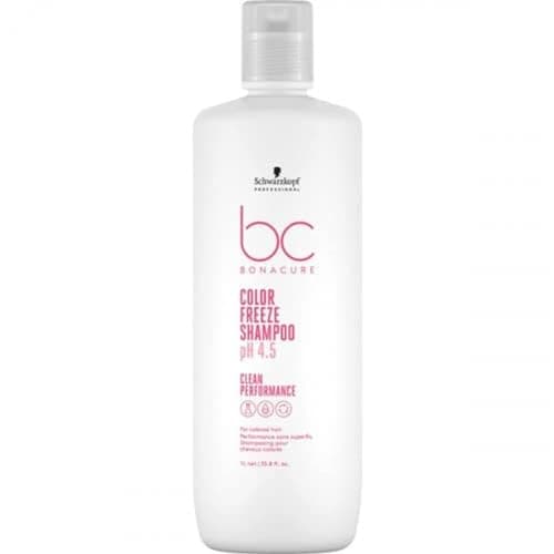 Image of Schwarzkopf Professional Bonacure PH 4.5 Color Freeze Rich Shampoo Micellar, Oatmeal/Black, 1000 ml