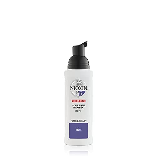 Image of Nioxin 3-Part System, System 6 Chemically Treated Hair with Progressed Thinning, Hair Thickening Treatment, Scalp Therapy, Hair & Scalp Treatment 100ml