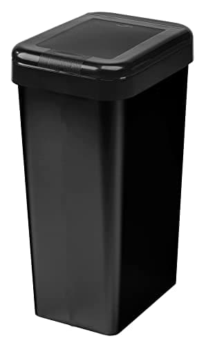 Image of 45L Moda Rectangular Touch Top Bin - Black NEW!!!!!!!!!! NEW!!!!!!