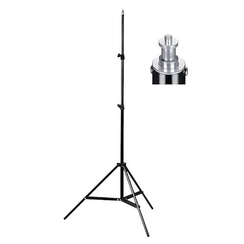 Image of Godox SN304 Studio Light Stand – 190cm Adjustable Tripod Heavy Duty Light Stand Lighting Tripod with 1/4" Screw for Strobe Light/Webcams/Cameras/Softbox