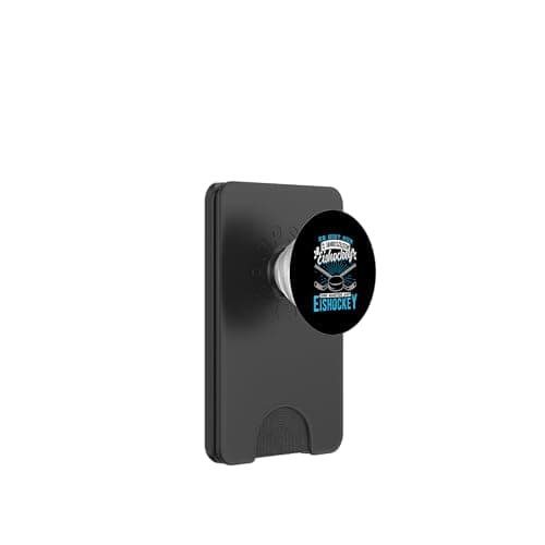 Image of 2 SEASONS: Ice field hockey & WAITING Ice field hockey PopSockets PopWallet for MagSafe