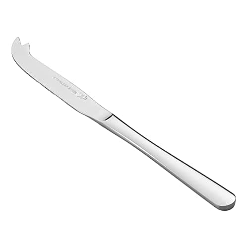 Image of Tala Performance Stainless Steel Cheese Knife, Premium Mirror Polish Finish, Ideal for Soft & Hard Cheeses, Ergonomic Handle, Dishwasher Safe, Metallic Silver