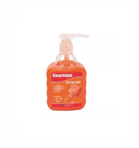 Image of PPL Swarfega Orange Hand Cleaner 450ml Pump – Solvent-Free Heavy Duty Hand Wash with Natural Scrub & Moisturisers – Removes Oil, Paint, Ink, Grease – Gentle on Skin for Mechanics, Workshop, Garage Use