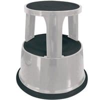 Image of Q-Connect Metal Step Stool Light Grey KF04844
