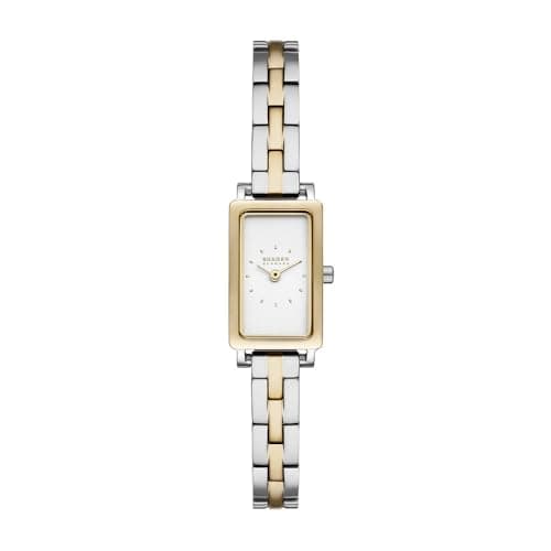 Image of SKAGEN Hagen Watch for Women, Quartz Two Hand Movement with Stainless Steel or Leather Strap