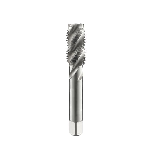 Image of 5/8-18 Spiral Flute Thread Tap, HSS-Cobalt Uncoated Machine Threading Tap for Machinist Repair, DRINYOUNG(Spiral Flute Taps, 5/8-18)