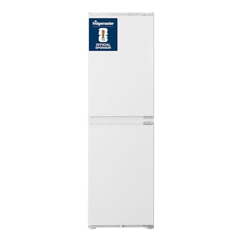 Image of Fridgemaster MBC55224FE Built in Frost Fres Fridge Freezer, Multi Air Flow, Electronic Control, Multi Air Flow, Sliding hinge 54D x 54W x 176.8H cm, White