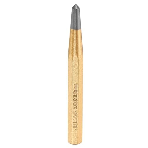 Image of sourcing map Center Punch 5mm(1/5") 100mm Length Metric Non-marring Alloy Steel Cylindrical Alignment Punch Drive Pin Tools for Automotive Watch Repair Jewelry Craft