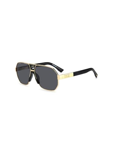 Image of Dsquared D2 0028/s RHL/IR GOLD BLACK Sunglasses Men's Metal, Standard, 63