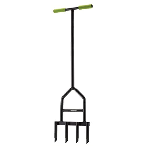 Image of Draper 09973 4-Prong Lawn Aerator,Green and Black