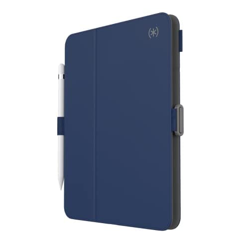 Image of Speck Case for iPad Pro 10th Generation 10.9 Inch - Drop & Camera Protection, Slim Multi Range Stand, Apple Pencil Holder - Arcadia Navy/Moody Grey