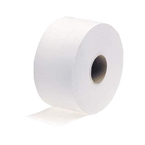 Image of Essential 2 Ply Mini Jumbo White Toilet Rolls 200m x Pack of 12