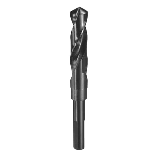 Image of sourcing map 18mm Drill Bit 1/2" Reduced Shank 3-Flat 4341 High Speed Steel 118 Degree Standard Point for Plastic Wood Copper Aluminum Iron Medium Soft Metal