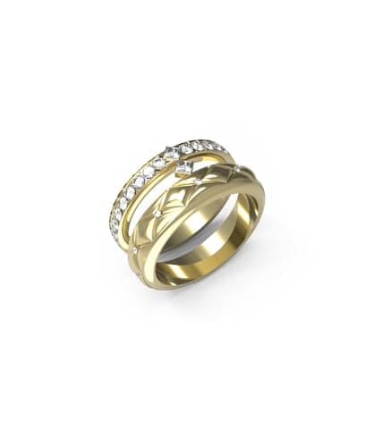 Image of Guess Jewellery Ring Stylish Guess - Jubr04586jwyg56 / S: 56,00