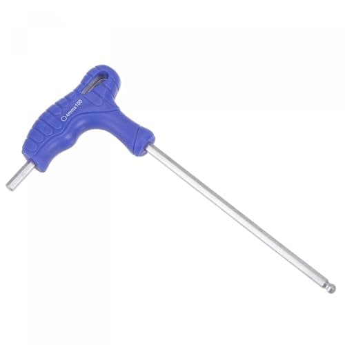 Image of TOP-VIGOR 1Pcs 4mm Ball End Hex Key, T-Handle Hexagon Wrench Spanner, Metric CR-V Steel Allen Key Hand Tools for Repair and Maintenance
