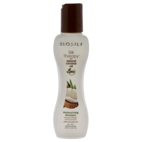 Image of Silk Therapy with Organic Coconut Oil Moisturizing Shampoo by Biosilk for Unisex - 2.26 oz Shampoo