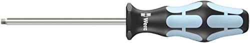 Image of Wera Kraftform Stainless Steel Square Socket Screwdrivers Robertson Tip 1 80mm