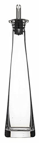 Image of KitchenCraft World of Flavours Italian Vinegar Bottle/Oil Pourer, Glass, Pyramid Design, 2 ml