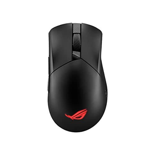 Image of ASUS ROG Gladius III AimPoint Wireless Gaming Mouse, Connectivity (2.4GHz RF, Bluetooth, Wired), 36000 DPI Sensor, 6 Programmable Buttons, ROG SpeedNova, Replaceable Switches, Cable