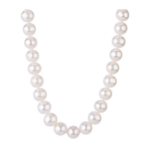 Image of Treasure Bay Stunning 8-9mm Natural White Freshwater Pearl Necklace For Women and Girls (44)