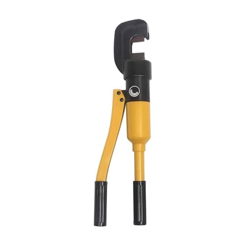 Image of Hydraulic Bolt Cutter, 8 Ton Rebar Cutter Heavy Duty, Handheld Steel Rebar Cutter Steel Rod Cutting Tool, Hydraulic Bolt Cutter 4-16mm, Handheld Hydraulic Rebar Cutter Tool with Allen Wrench, Yellow