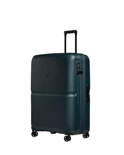 Image of ANTLER - Single Stripe Hard Shell Large Suitcase - Durable, Lightweight & Expandable, 4 Spinner Wheels - Adjustable Handle, TSA Lock, 81.3cm - Indigo