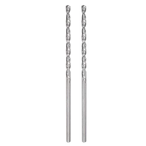 Image of sourcing map Solid Carbide Twist Drill Bits 1.5mm, Metric Left Hand Spiral Flutes Straight Shank Tungsten Steel Drilling Tool for Stainless Steel Alloy Metal, 2pcs