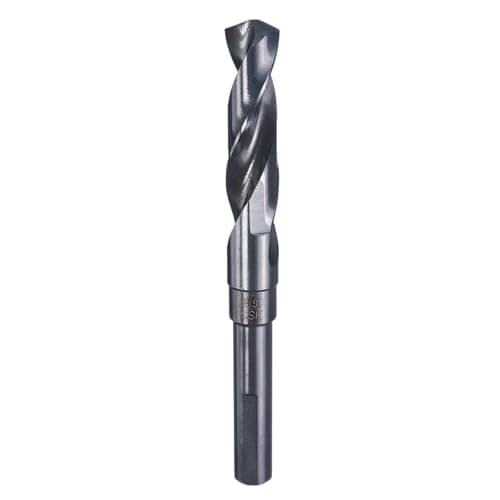 Image of sourcing map 16.5mm Drill Bit 1/2" Reduced Shank 3-Flat 4341 HSS Twist 135 Degree Split Point for Medium Soft Metal Copper Aluminum Iron Plastic Wood