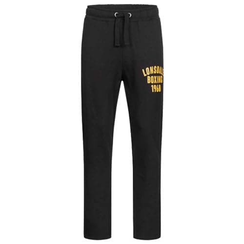 Image of Lonsdale Men's Methilhill Dress Pants, Black/Yellow, L