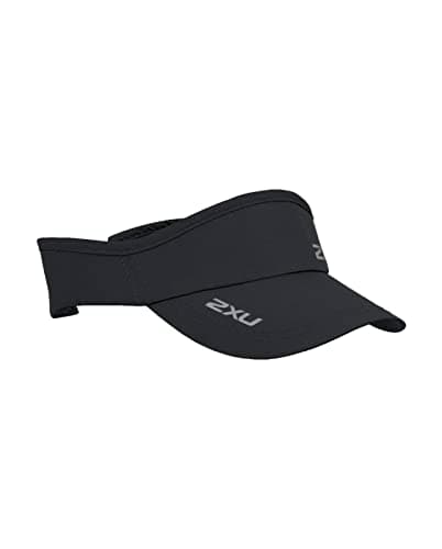 Image of 2XU Unisex Run Visor, Black, one Size