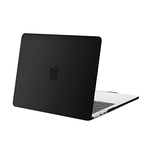 Image of MOSISO Compatible with MacBook Air 13 inch Case M5 M4 M3 M2 A3449 A3240 A3113 A2681, Protective Hard Shell Cover for MacBook Air 13.6-inch Liquid Retina Display 2026-2022 Release, Black